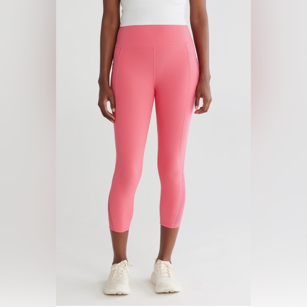 Gottex Shaper Capri Leggings Pink High Rise Compression | Small NWT |Barre| Yoga